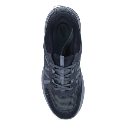 Dansko Poppy Navy Suede Laceup Shoes