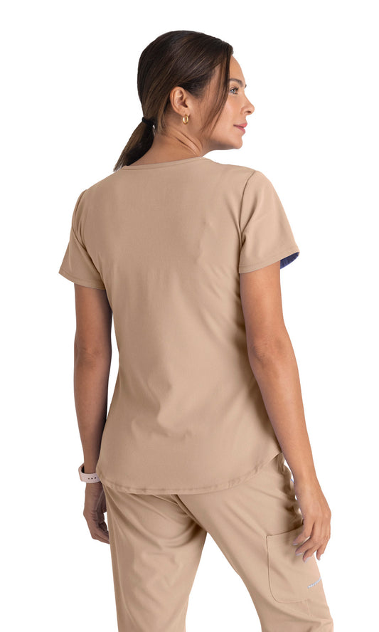 Skechers SK101 Breeze Scrub Top New Khaki
