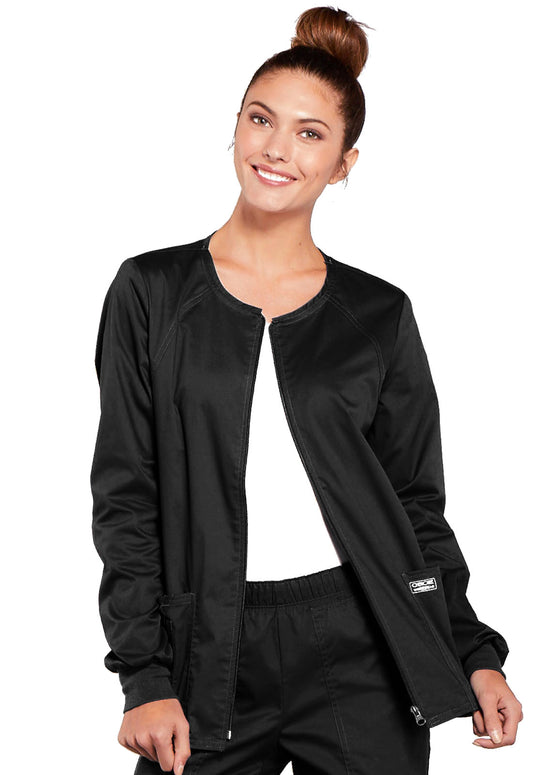 4315 WW Core Stretch Zip Front Jacket (Black)