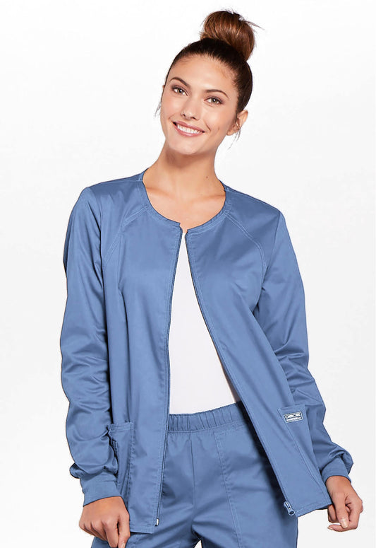 4315 WW Core Stretch Zip Front Jacket (Ciel)