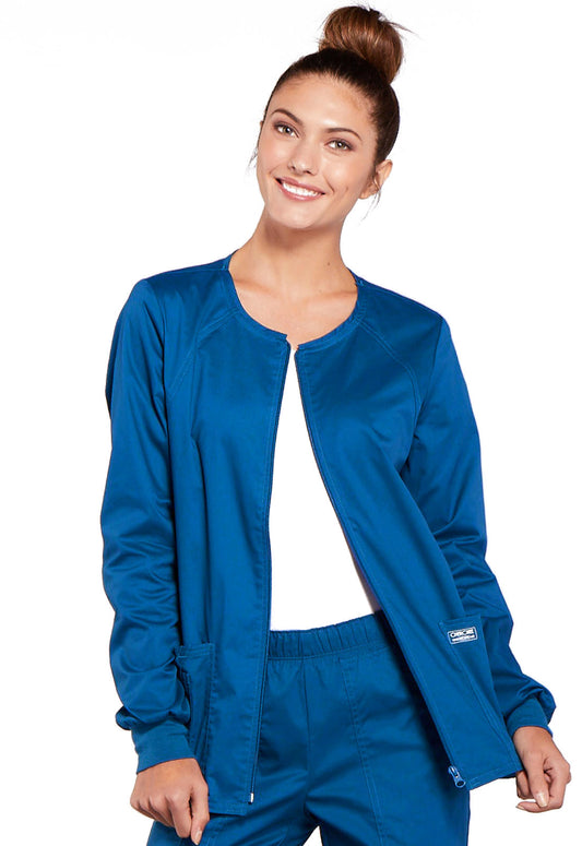 4315 WW Core Stretch Zip Front Jacket (Royal)