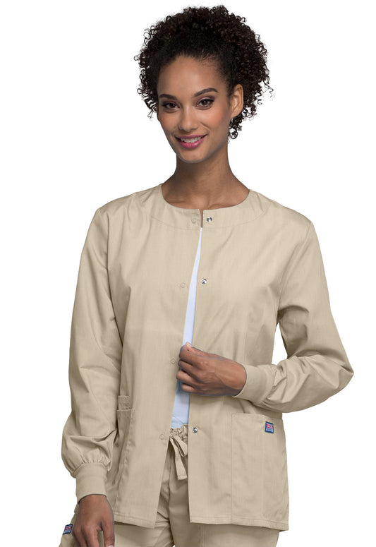 4350 WW Originals Snap Front Warm-Up Jacket (Khaki)