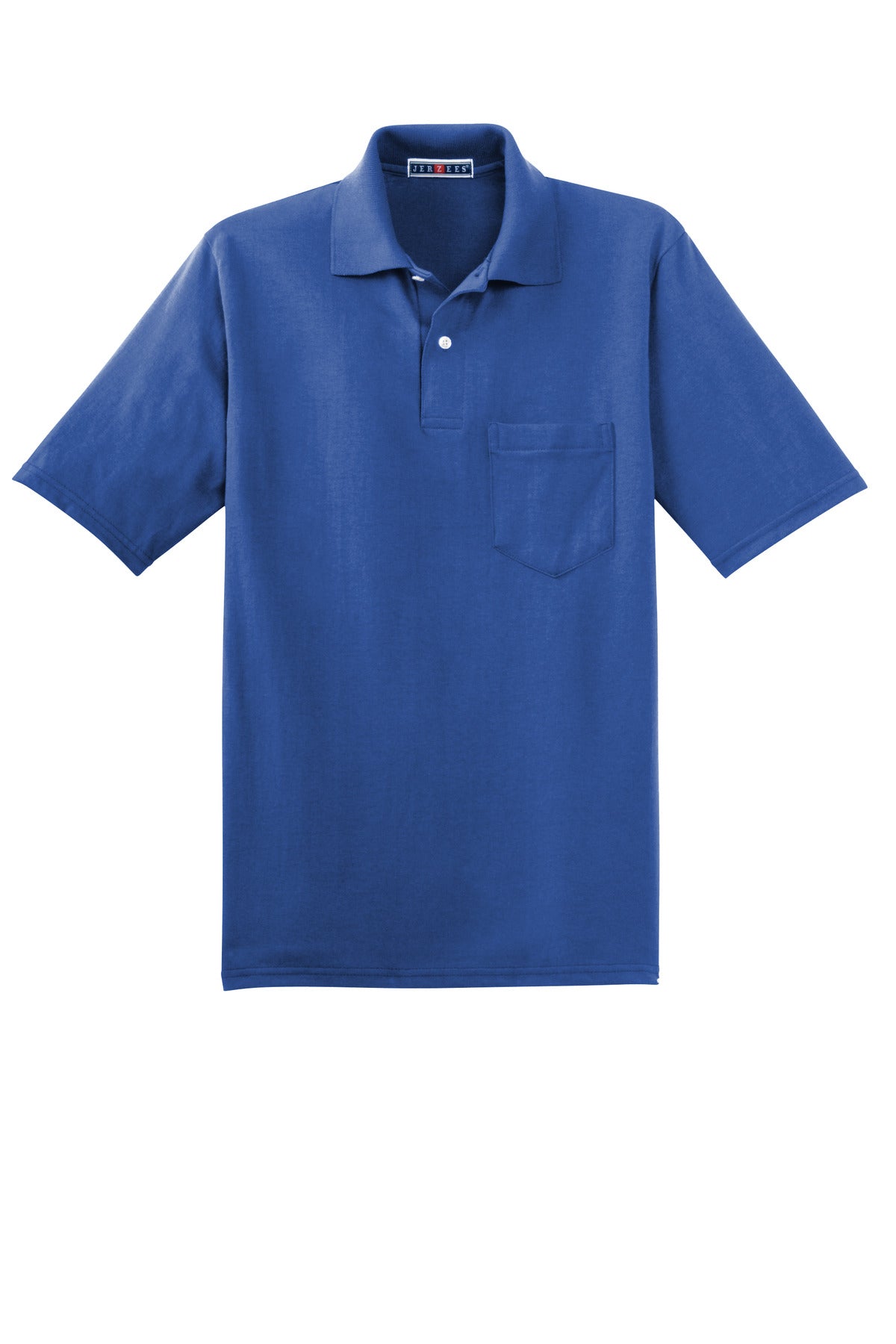 Jerzees Dri-Power Pocket Sport Shirt. 436MP Royal