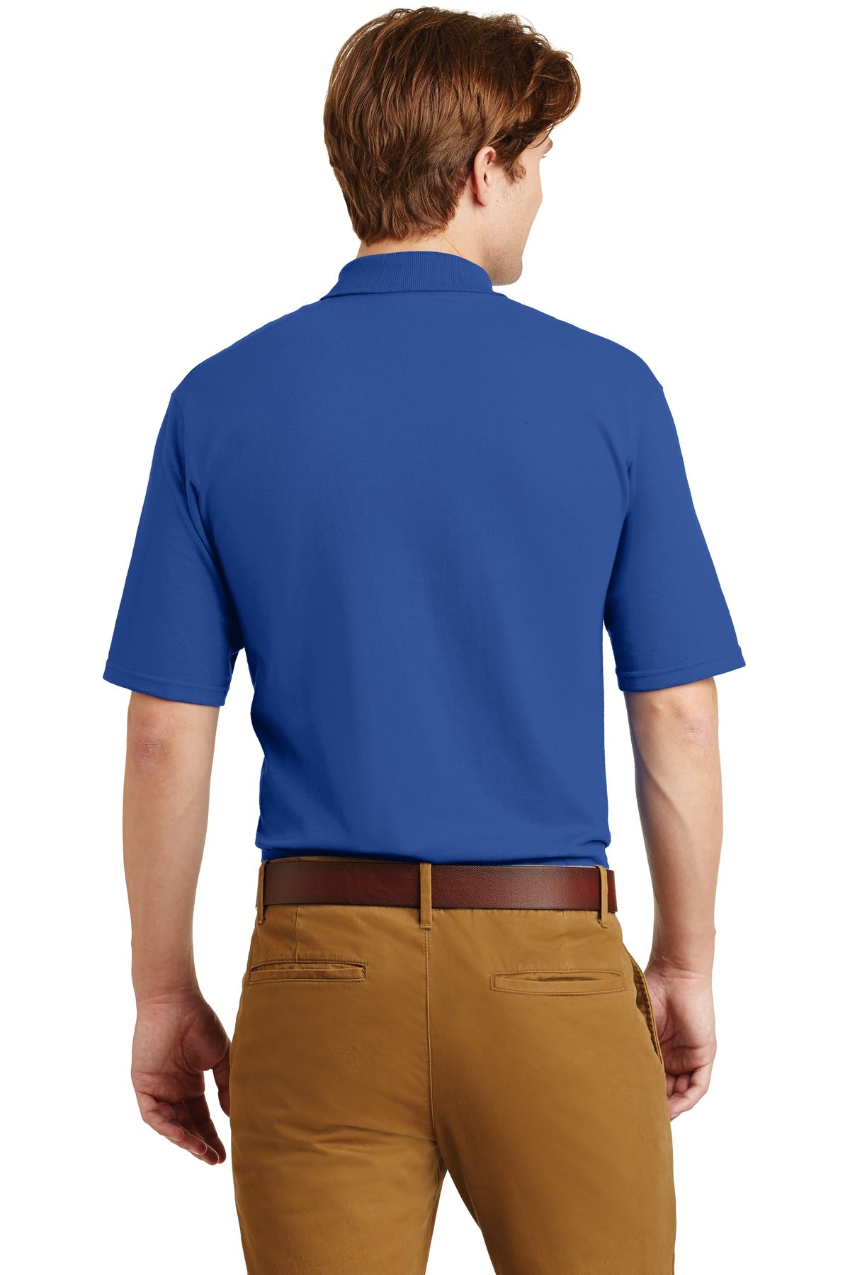 Jerzees Dri-Power Pocket Sport Shirt. 436MP Royal