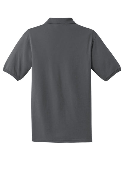 Jerzees Dri-Power Sport Shirt. 437M Charcoal Grey