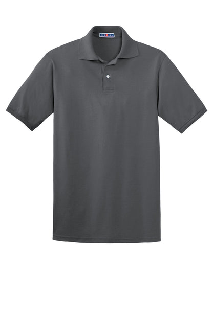 Jerzees Dri-Power Sport Shirt. 437M Charcoal Grey