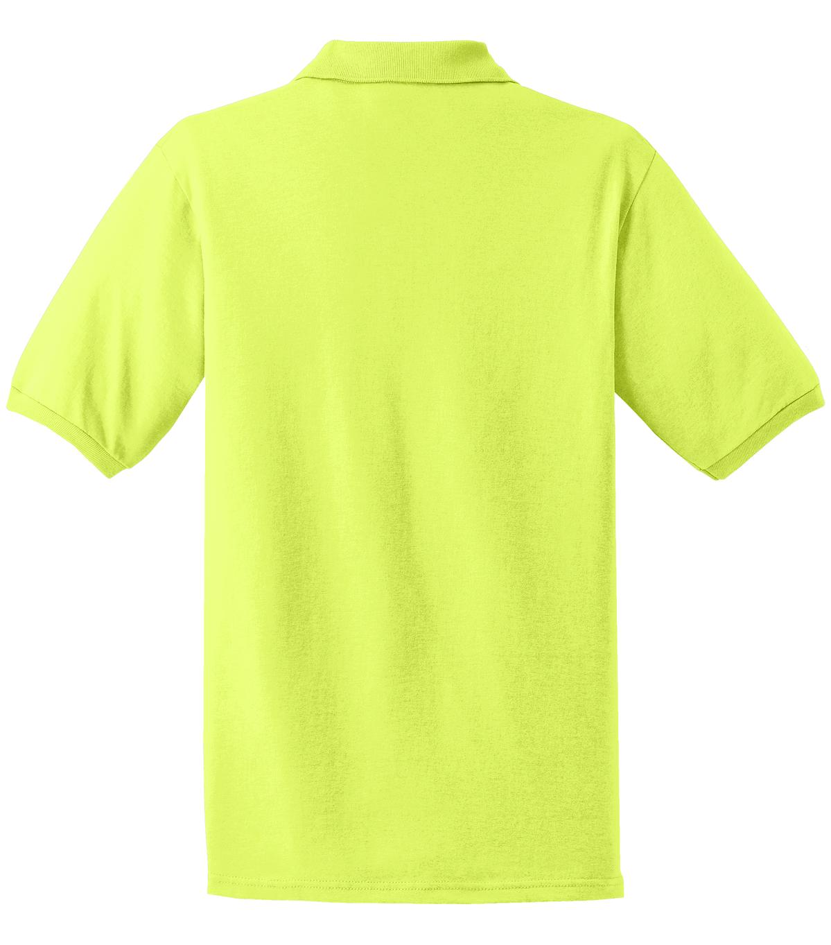 Jerzees Dri-Power Sport Shirt. 437M Safety Green
