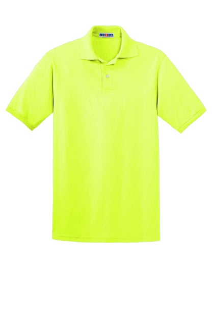Jerzees Dri-Power Sport Shirt. 437M Safety Green