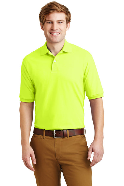 Jerzees Dri-Power Sport Shirt. 437M Safety Green