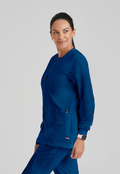 Greys Anatomy 4450 Jamie Scrub Jacket Indigo