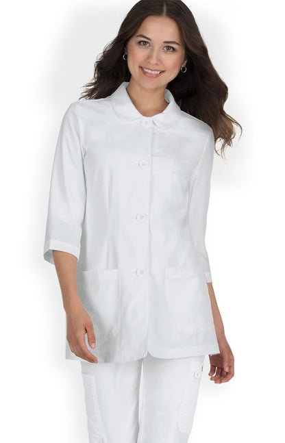 Classics 446 Amber Lab Coat White