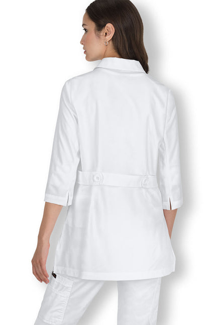 Classics 446 Amber Lab Coat White