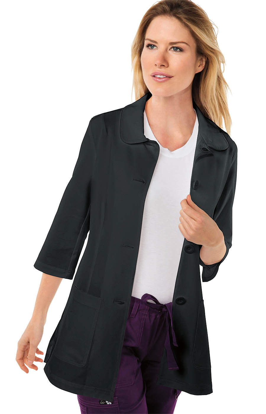 Classics 446 Amber Lab Coat Black