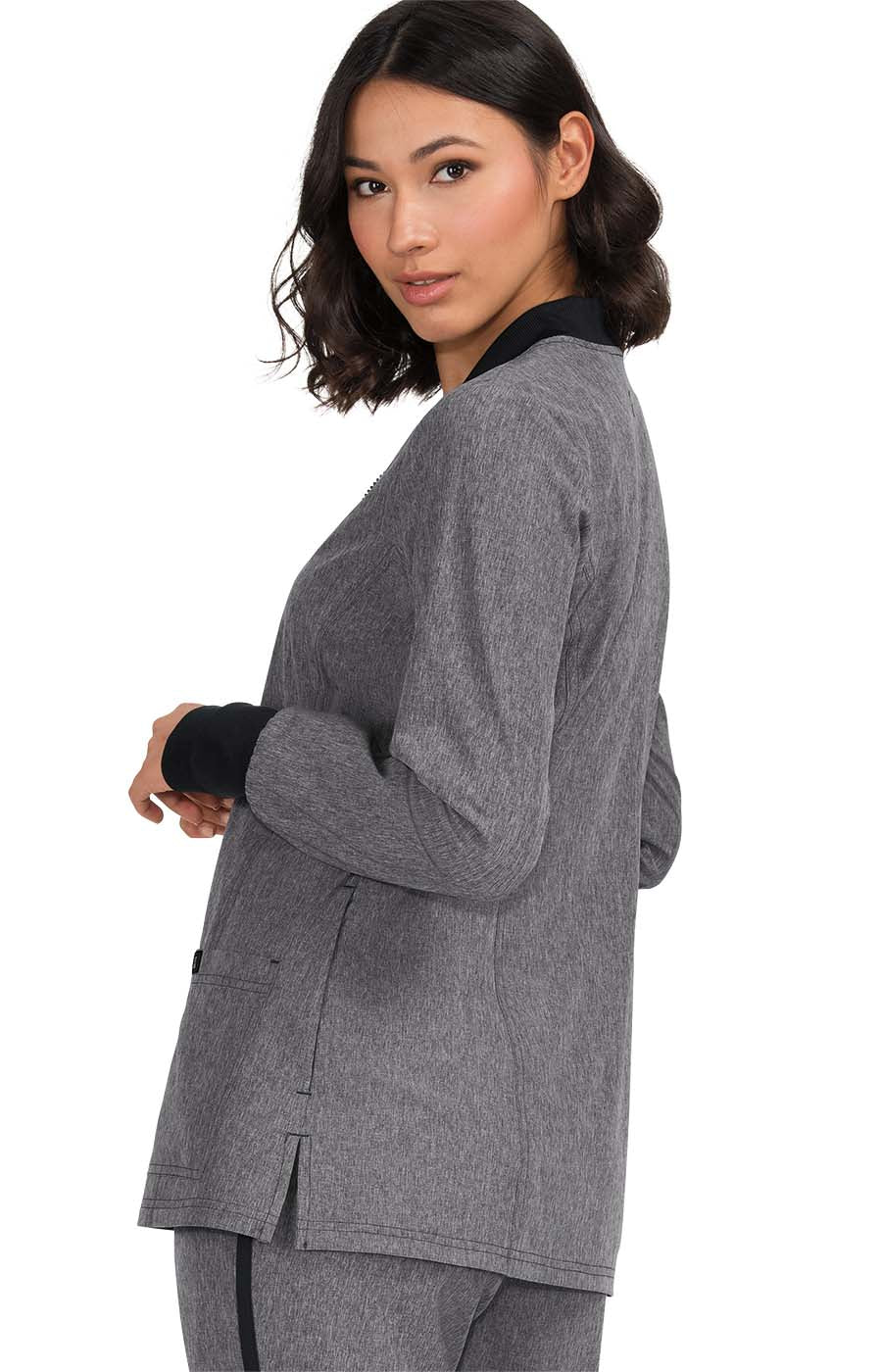 Basics 450 Andrea Jacket Heather Grey