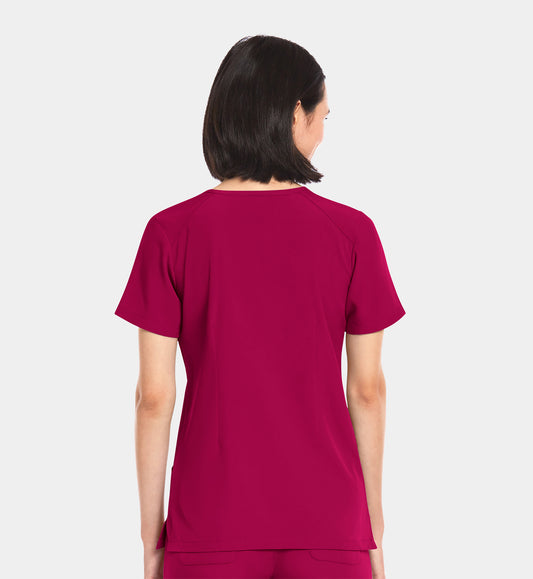 Matrix Impulse 4511 Women’s V-Neck Top Cherries Jubilee