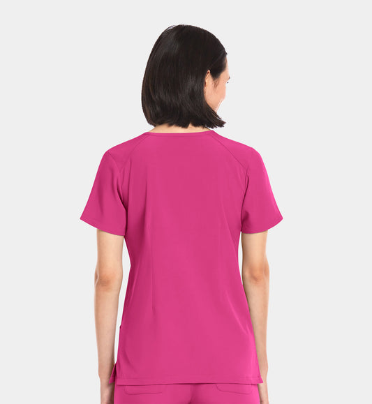 Matrix Impulse 4511 Women’s V-Neck Top Hot Pink