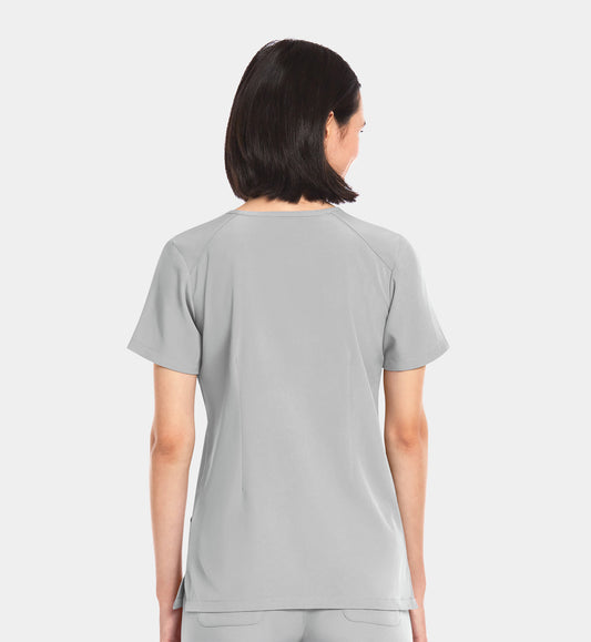 Matrix Impulse 4511 Women’s V-Neck Top Quiet Grey