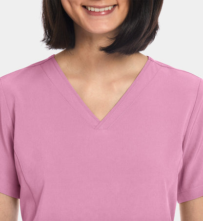 Matrix Impulse 4511 Women’s V-Neck Top Wild Rose