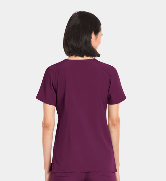 Matrix Impulse 4511 Women’s V-Neck Top Wine