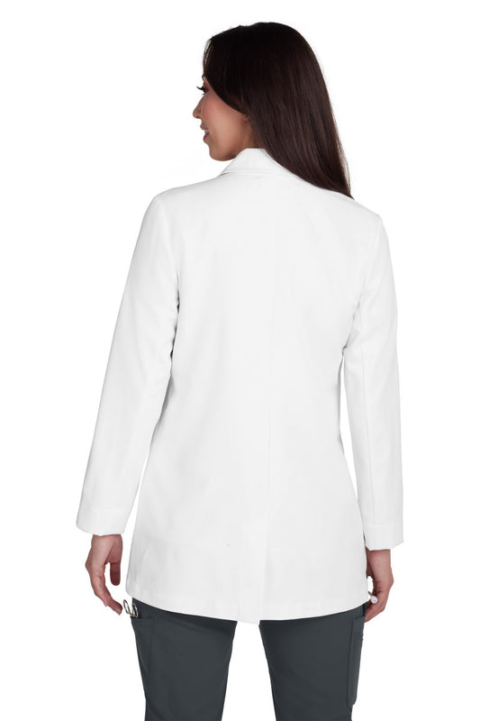 Essentials 464 Hema Lab Coat White