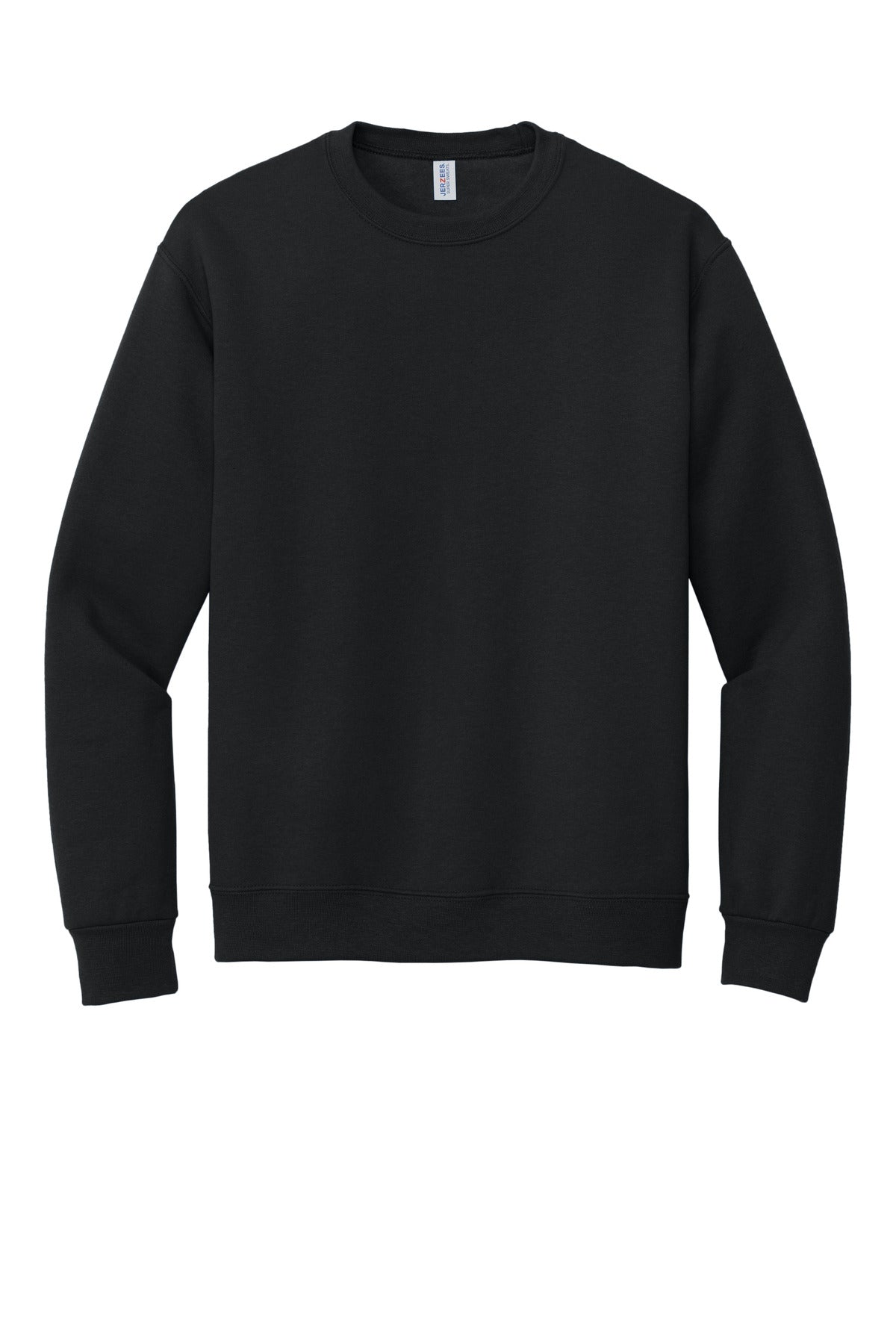Jerzees Super Sweats NuBlend Crewneck Sweatshirt.  4662M Black