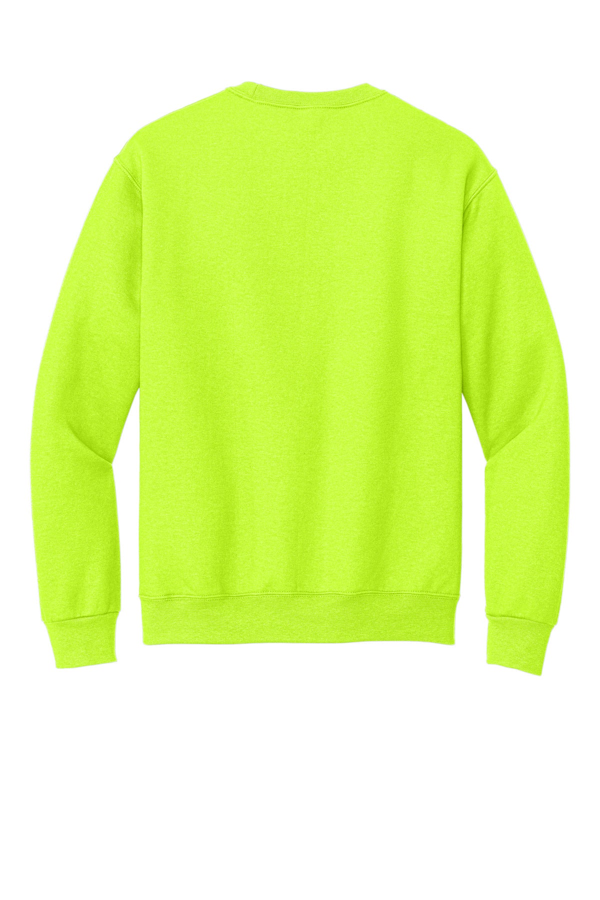 Jerzees Super Sweats NuBlend Crewneck Sweatshirt.  4662M Safety Green