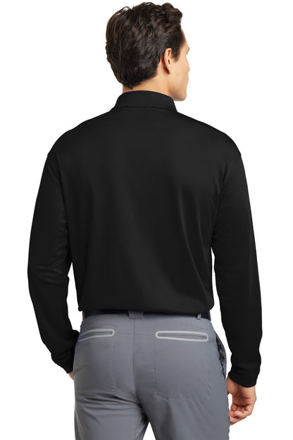 Nike Long Sleeve Dri-FIT Stretch Tech Polo. 466364 Black