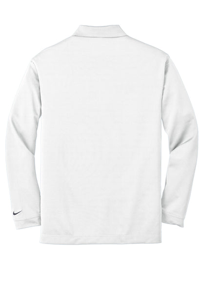 Nike Long Sleeve Dri-FIT Stretch Tech Polo. 466364 White
