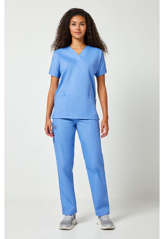 Workwear Originals 4700 Women's V-Neck Scrub Top Ciel