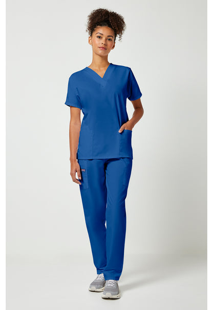 Workwear Originals 4700 Women's V-Neck Scrub Top Royal