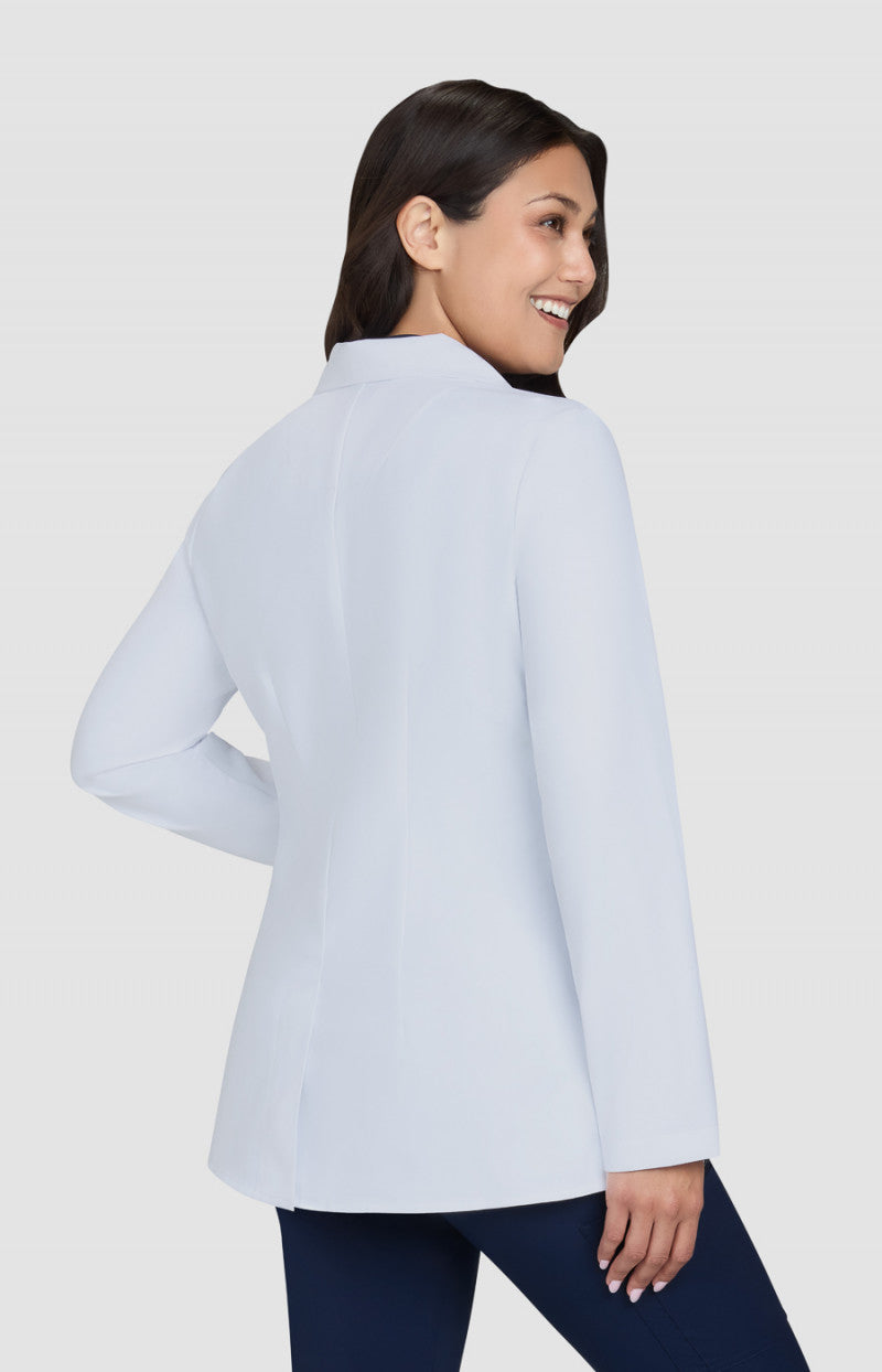 Essentials 472 Amelia Lab Coat White