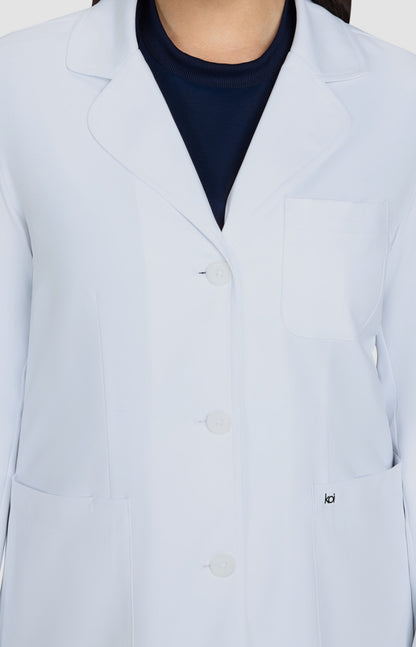 Essentials 472 Amelia Lab Coat White