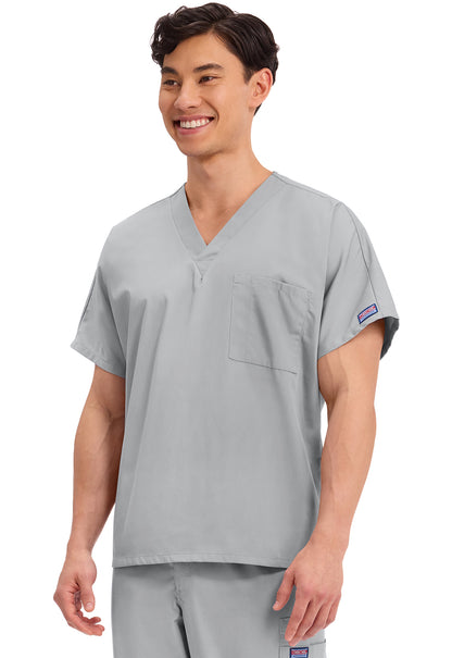 Workwear Originals 4777 Unisex Unisex V-Neck Tunic Grey
