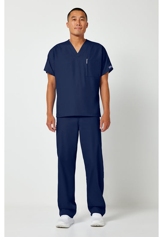 Workwear Originals 4777 Unisex Unisex V-Neck Tunic Navy
