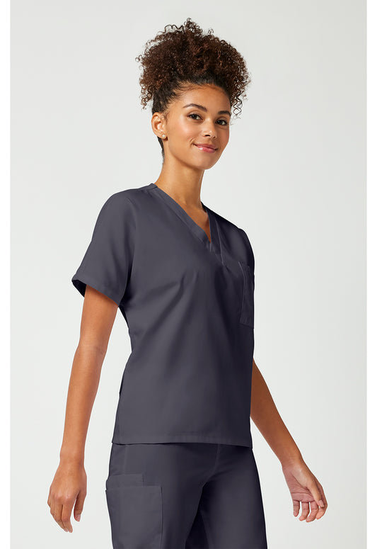 Workwear Originals 4777 Unisex Unisex V-Neck Tunic Pewter
