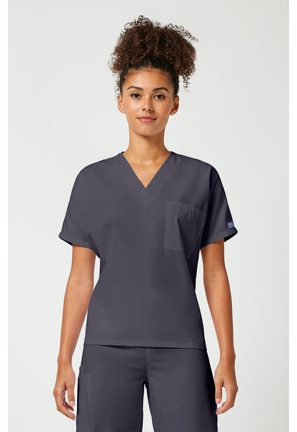 Workwear Originals 4777 Unisex Unisex V-Neck Tunic Pewter