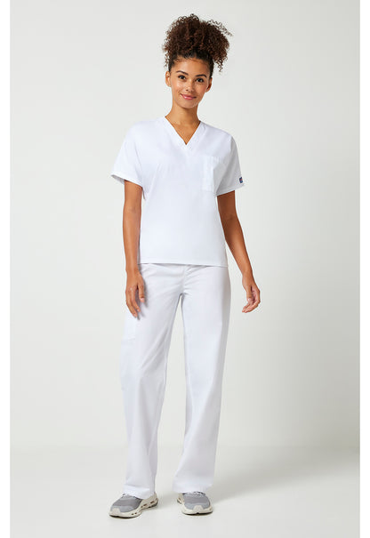Workwear Originals 4777 Unisex Unisex V-Neck Tunic White