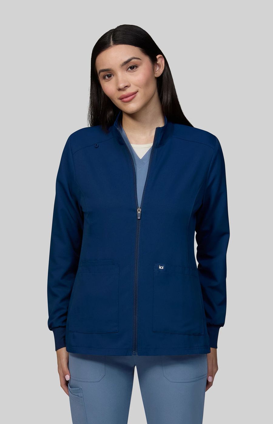 Scrubs Essentials Hera Women's 5-Pocket Jacket Navy