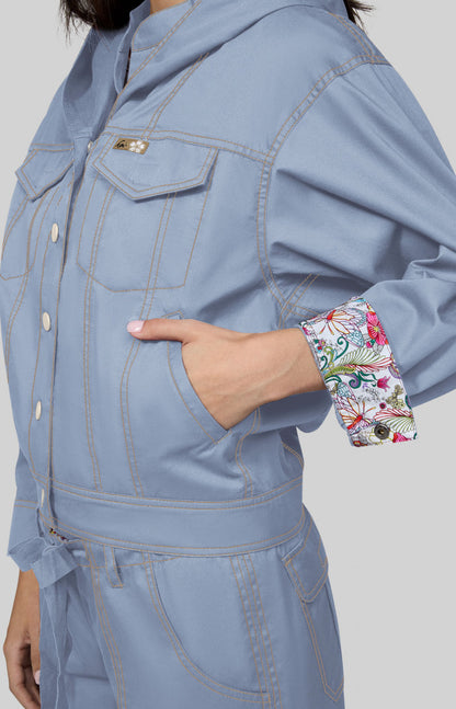 Classics Nyra Women's 4-Pocket Jacket Glass Blue