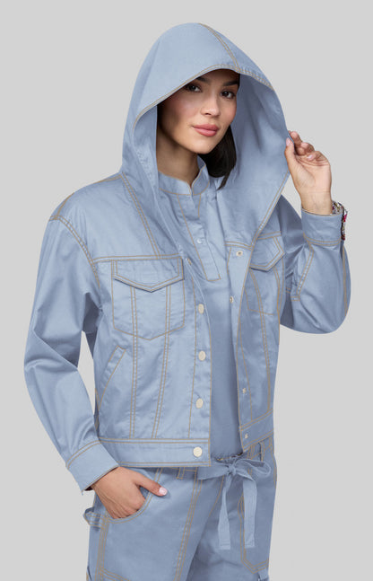 Classics Nyra Women's 4-Pocket Jacket Glass Blue