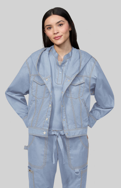 Classics Nyra Women's 4-Pocket Jacket Glass Blue