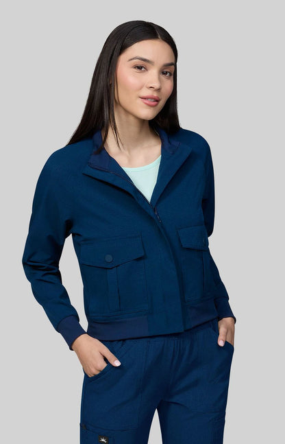 Solis x koi Artesia Women's 4-Pocket Jacket Navy