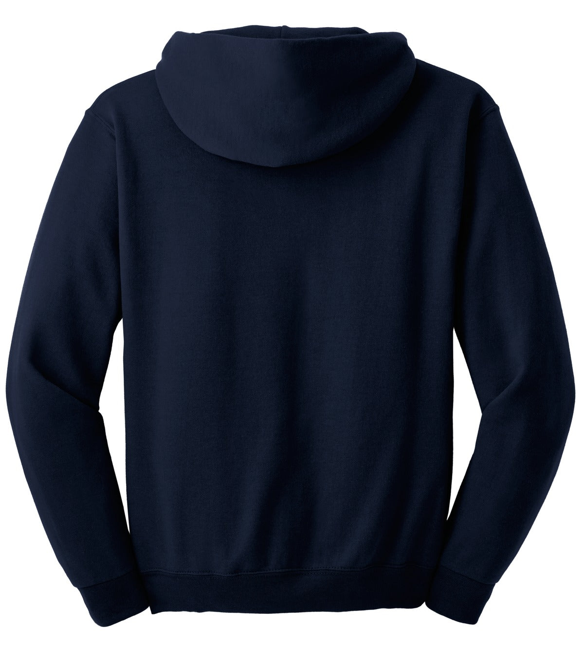 Jerzees Super Sweats NuBlend Pullover Hooded Sweatshirt.  4997M Navy