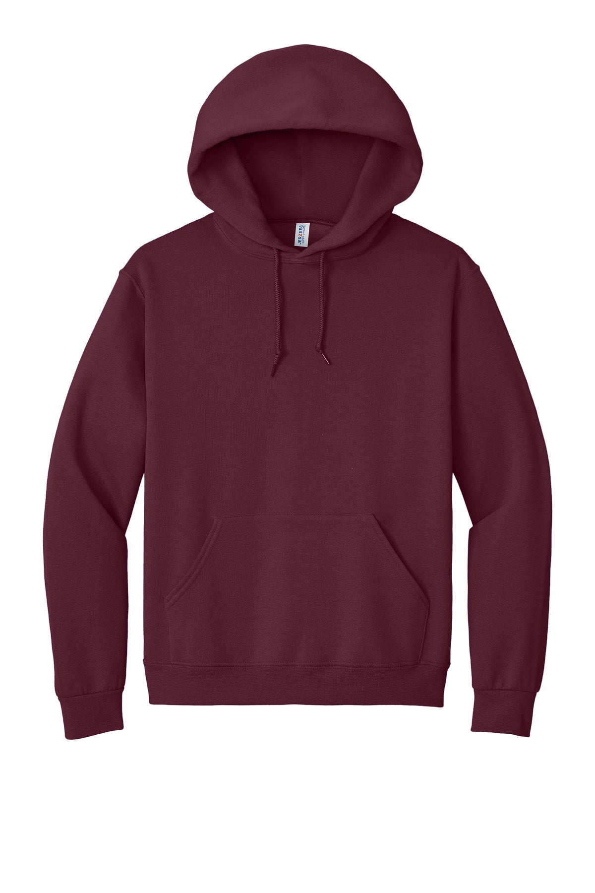 Jerzees Super Sweats NuBlend Pullover Hooded Sweatshirt.  4997M Maroon