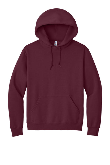 Jerzees Super Sweats NuBlend Pullover Hooded Sweatshirt.  4997M Maroon