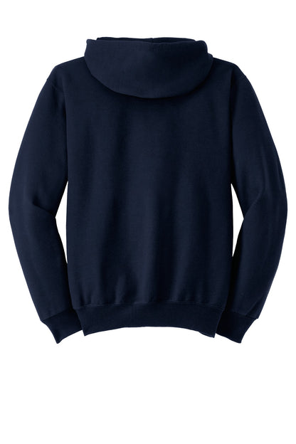 Jerzees Super Sweats NuBlend Full-Zip Hooded Sweatshirt.  4999M Navy