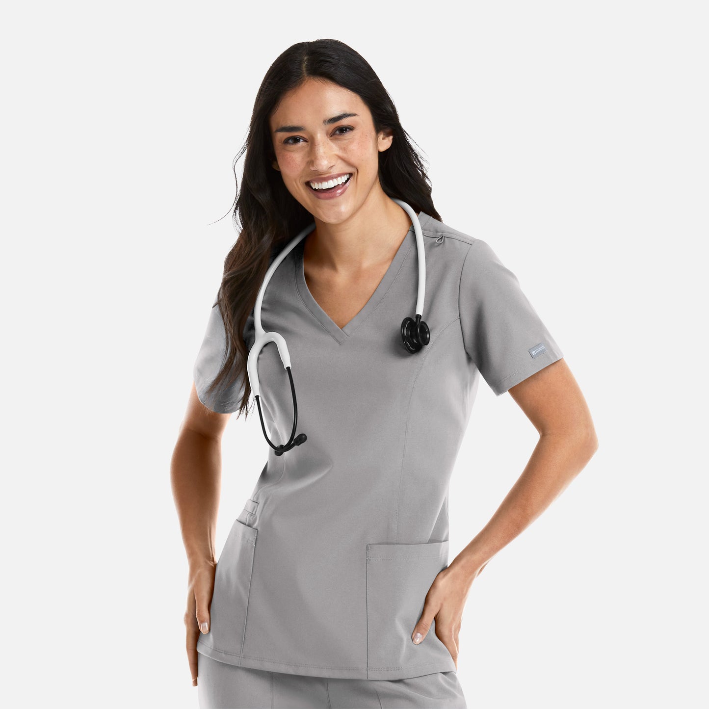 Momentum 5001 Womens Double V-Neck Scrub Top