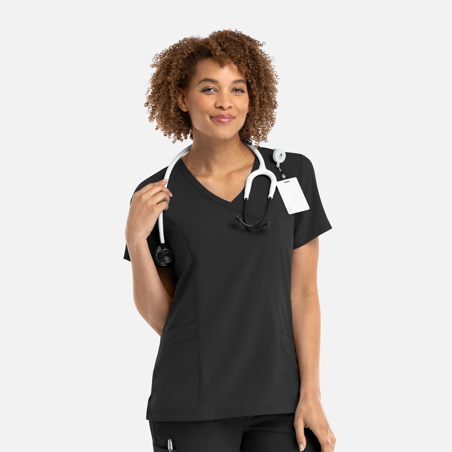 Momentum 5002 Mock Wrap Scrub Top