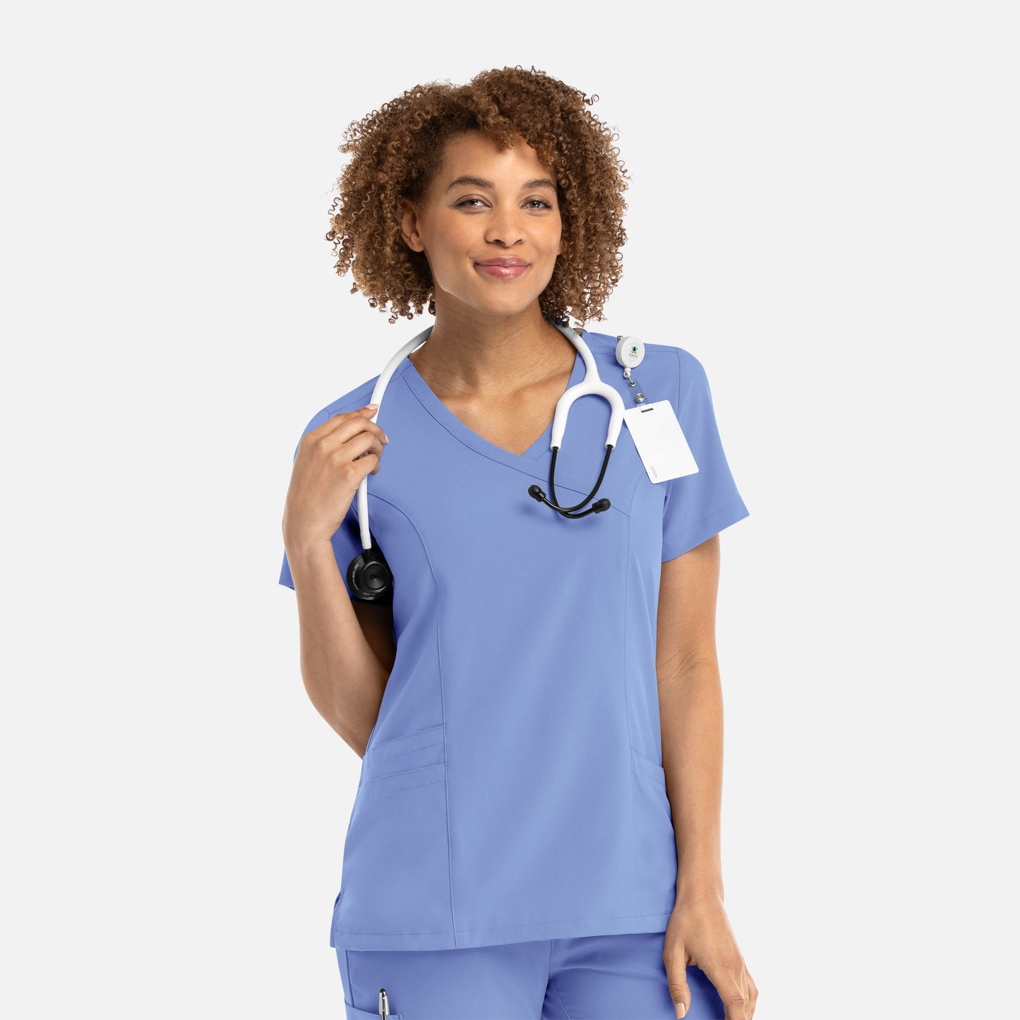 Momentum 5002 Mock Wrap Scrub Top