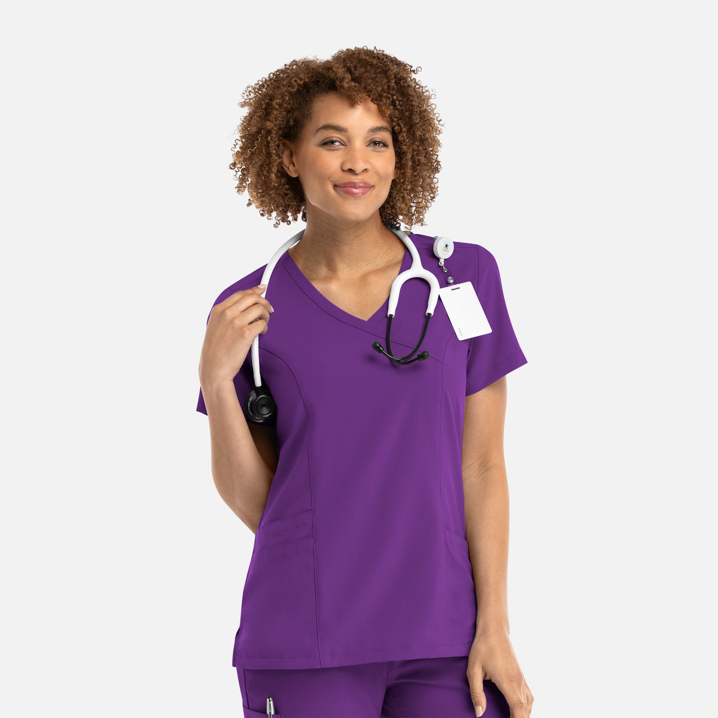 Momentum 5002 Mock Wrap Scrub Top